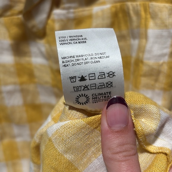 REFORMATION Ryland mini gingham dress - Picture 4 of 7